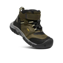 Keen Little Kids' Ridge Flex Waterproof Boot | Dark Olive/Dusky Citron -Fashion Boots Store 0285da6ac7e7da809605615577c3f3f313f93097