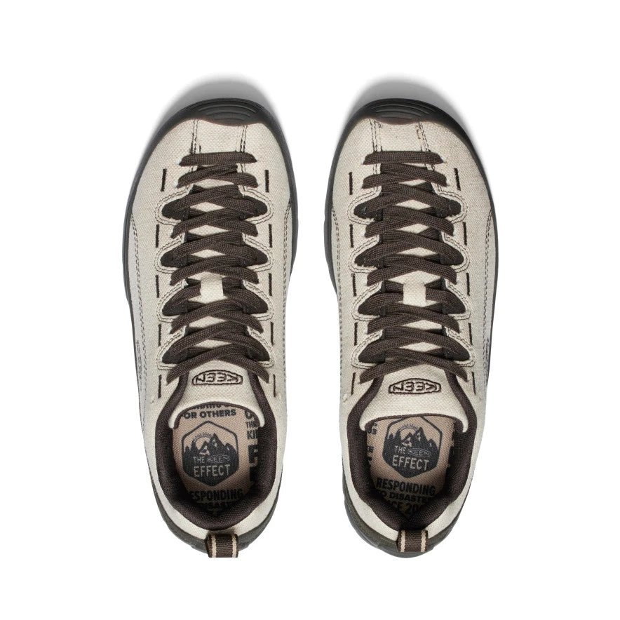 Keen Women's Jasper Canvas Sneaker | Natural/Black Olive 7 Keen Women's Jasper Canvas Sneaker | Natural/Black Olive - Image 5