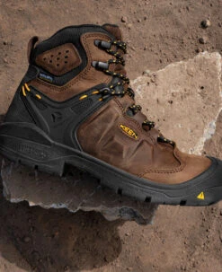 Keen Women's Dover 6" Waterproof Boot (Carbon-Fiber Toe) | Dark Earth/Black -Fashion Boots Store 1024210 PDP RightImage