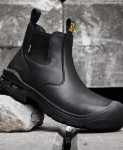 Keen Men's Juneau Romeo Waterproof Boot (Carbon-Fiber Toe) | Black/Black -Fashion Boots Store 1025581 PDP LeftImage