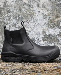 Keen Men's Juneau Romeo Waterproof Boot (Carbon-Fiber Toe) | Black/Black -Fashion Boots Store 1025581 PDP RightImage