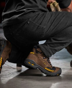 Keen Men's Troy 6" Waterproof Boot (Carbon-Fiber Toe) | Dark Earth/Black -Fashion Boots Store 1025696 PDP LeftImage