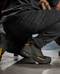 Keen Men's Troy 6" Waterproof Boot (Carbon-Fiber Toe) | Magnet/Black -Fashion Boots Store 1025697 PDP LeftImage