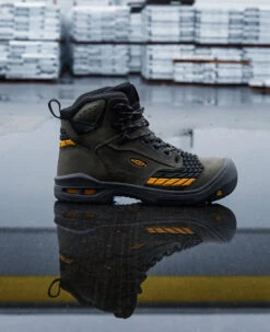 Keen Men's Troy 6" Waterproof Boot (Carbon-Fiber Toe) | Magnet/Black -Fashion Boots Store 1025697 PDP RightImage