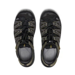 Keen Men's Drift Creek H2 Sandal | Dark Olive/Black -Fashion Boots Store 161a56f8363213aea313f91e97dac60b5c7c19c0