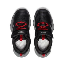 Keen Little Kids' Wanduro Waterproof Shoe | Black/Ribbon Red -Fashion Boots Store 1937339f1508bbef67d46a127f6d585a9d5fa135