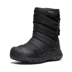 Keen Little Kids' Puffrider Waterproof Winter Boot | Black/Steel Grey -Fashion Boots Store 1f9ee2125c2f3e7b07182bd0e67962ae83b97c11