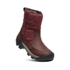 Keen Women's Betty Waterproof Pull-On Boot | Burgundy/Black -Fashion Boots Store 28804188aec309513564e4dd78274c16ceec7d69