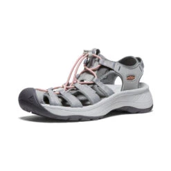 Keen Women's Astoria West Sandal | Grey/Coral -Fashion Boots Store 33b9341987b62cce6dbcfae580cf1aeb3061fe20