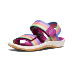 Keen Little Kids' Elle Backstrap | Rainbow/Festival Fuchsia -Fashion Boots Store 356547de3708de5b9ae54ec61cd3d8dcc26dfeb0