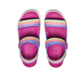 Keen Big Kids' Elle Backstrap | Rainbow/Festival Fuchsia -Fashion Boots Store 3a18fac897c6e19279b811222d207b758d9679f1