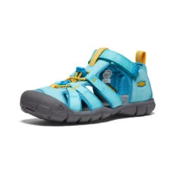 Keen Big Kids' Seacamp II CNX | Ipanema/Fjord Blue -Fashion Boots Store 3ebe7228c12b55028d8d33aab04333aab737cbee