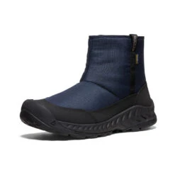 Keen Men's Hood NXIS Waterproof Winter Pull-On | Sky Captain/Black -Fashion Boots Store 42fd0fc01f445339afbf00de6bd629b6f8a32018