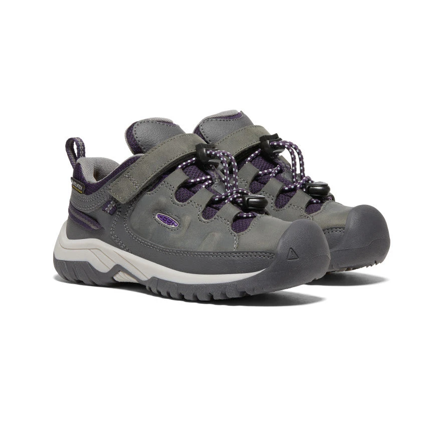 Keen Little Kids' Targhee Waterproof Shoe | Magnet/Tillandsia Purple 4 Keen Little Kids' Targhee Waterproof Shoe | Magnet/Tillandsia Purple - Image 2