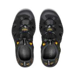 Keen Men's SOLR Sandal | Black/Gold -Fashion Boots Store 4e6a676c0d2f48744ededd84c32f91c47687a7df