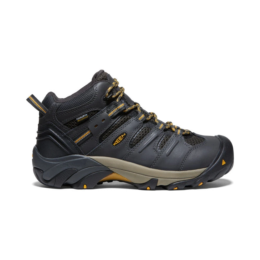 Keen Men's Lansing Mid Waterproof (Steel Toe) | Raven/Tawny Olive 3 Keen Men's Lansing Mid Waterproof (Steel Toe) | Raven/Tawny Olive