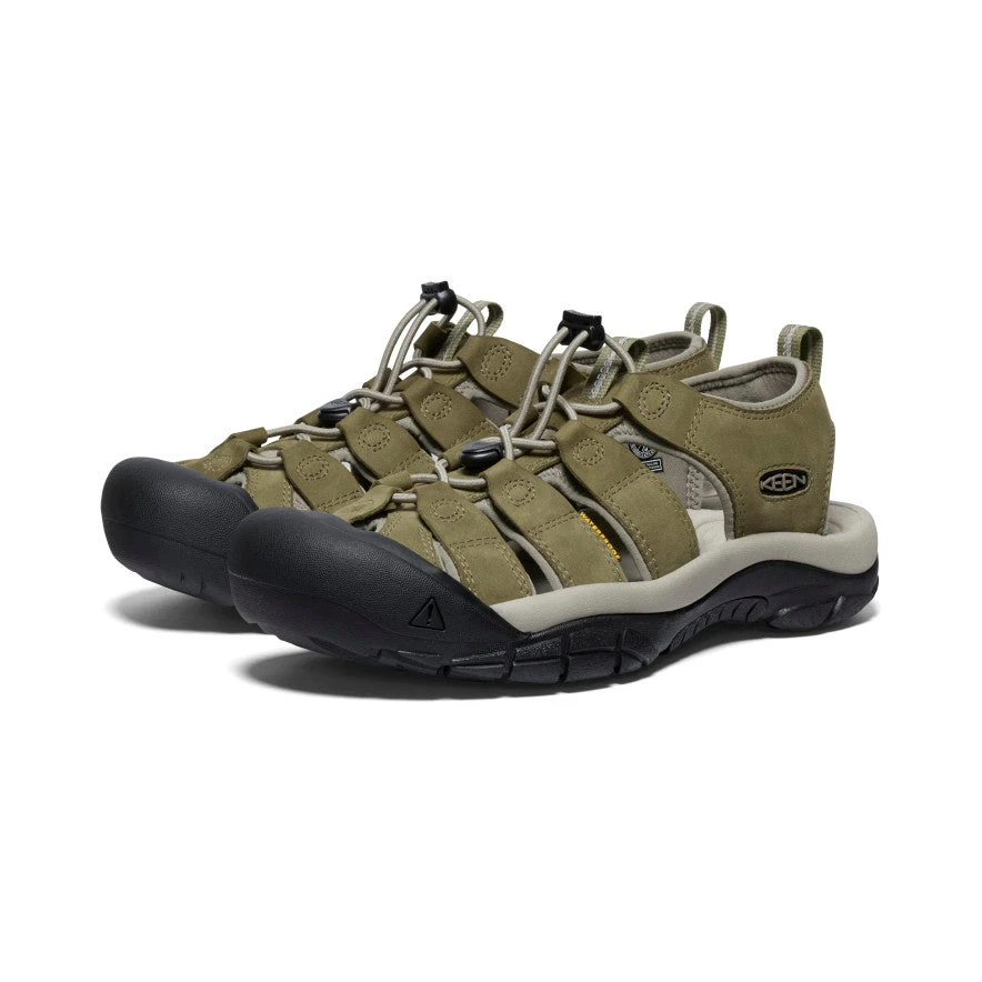 Keen Men's Newport Leather | Martini Olive/Brindle 4 Keen Men's Newport Leather | Martini Olive/Brindle - Image 2