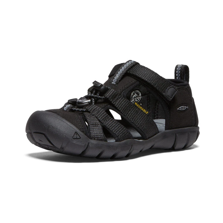 Keen Little Kids' Seacamp II CNX | Black/Grey 5 Keen Little Kids' Seacamp II CNX | Black/Grey - Image 3