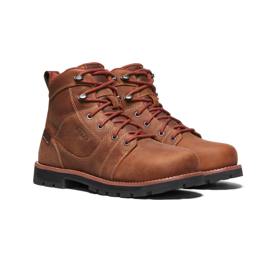 Keen Women's Seattle 6" Waterproof Boot (Aluminum Toe) | Gingerbread/Black 4 Keen Women's Seattle 6" Waterproof Boot (Aluminum Toe) | Gingerbread/Black - Image 2