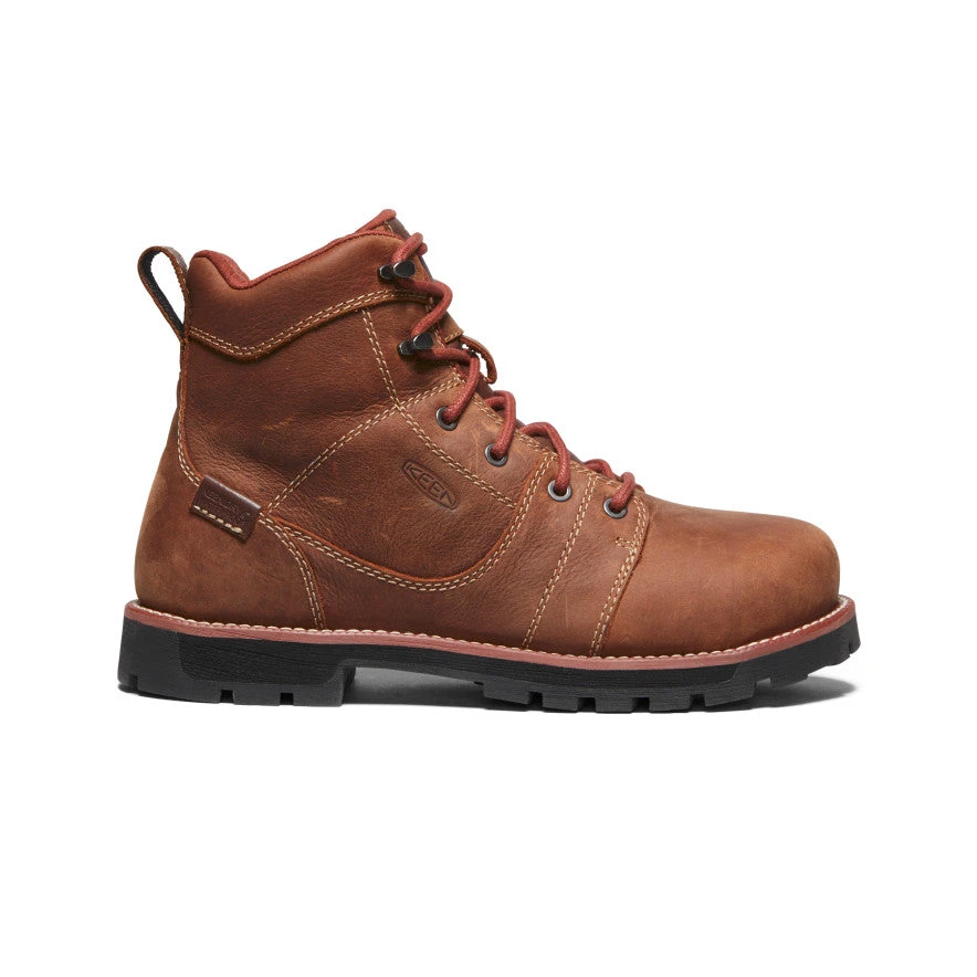 Keen Women's Seattle 6" Waterproof Boot (Aluminum Toe) | Gingerbread/Black 3 Keen Women's Seattle 6" Waterproof Boot (Aluminum Toe) | Gingerbread/Black