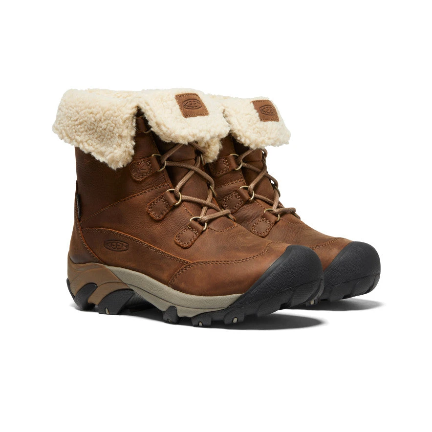 Keen Women's Betty Waterproof Short Boot | Brown/Shitake 4 Keen Women's Betty Waterproof Short Boot | Brown/Shitake - Image 2