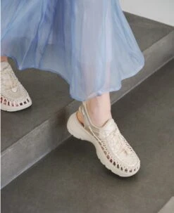 Keen Women's UNEEK Astoria Sandal X SNIDEL | Birch/Plaza Taupe -Fashion Boots Store KEEN W UNEEKAstoriaxSNIDEL Lifestyle PDP Single Left