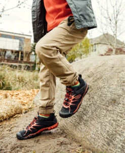 Keen Big Kids' Chandler 2 CNX Sneaker | Black/Red Carpet -Fashion Boots Store KidsChandler2Lifestyle2 83075942 a737 4444 9715 398794a8e5e9