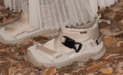 Keen Women's Hoodzerra NXIS Waterproof Boot X HYKE | HYKE Timberwolf -Fashion Boots Store Lifestyle1womens 1027980