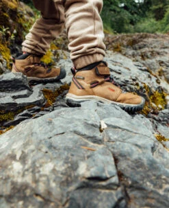 Keen Little Kids' Ridge Flex Waterproof Boot | Bison/Red Carpet -Fashion Boots Store RidgeFlexPDPLifestyle3Kids 890edebf a9da 492a af65 1fe7266705cd