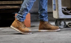 Keen Women's San Jose 6" Waterproof Boot (Aluminum Toe) | Almond/Gum -Fashion Boots Store SDD 496 PDP SanJose 1026369 Top Image