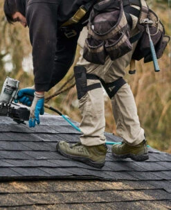 Keen Men's Reno Mid KBF Waterproof (Carbon-Fiber Toe) | Dark Olive/Black -Fashion Boots Store SDD 506 PDP Reno 1027102 Left Image