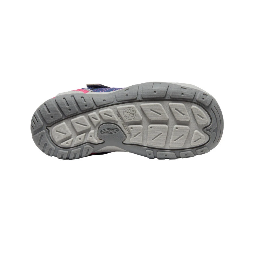 Keen Big Kids' Knotch Peak Sneaker | Blue Depths/Pink Peacock 6 Keen Big Kids' Knotch Peak Sneaker | Blue Depths/Pink Peacock - Image 4