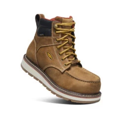 Keen Women's Cincinnati 6" Waterproof Boot (Carbon-Fiber Toe) | Belgian/Sandshell -Fashion Boots Store a70f60eb12593406cedb233814585e8177edbc94