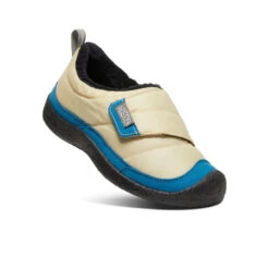 Keen Big Kids' Howser Wrap | Safari/Mykonos Blue -Fashion Boots Store a966a2047f94f7311afae3aa3022e03c941ee606