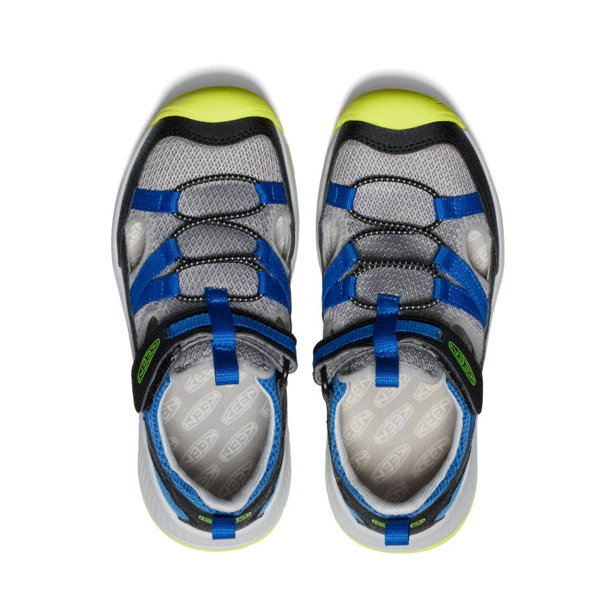Keen Big Kids' Motozoa Sandal | Classic Blue/Evening Primrose 6 Keen Big Kids' Motozoa Sandal | Classic Blue/Evening Primrose - Image 4