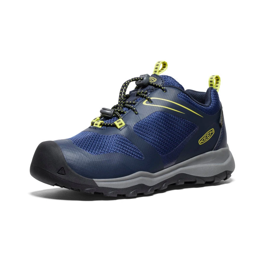 Keen Big Kids' Wanduro Waterproof Shoe | Sky Captain/Evening Primrose 5 Keen Big Kids' Wanduro Waterproof Shoe | Sky Captain/Evening Primrose - Image 3