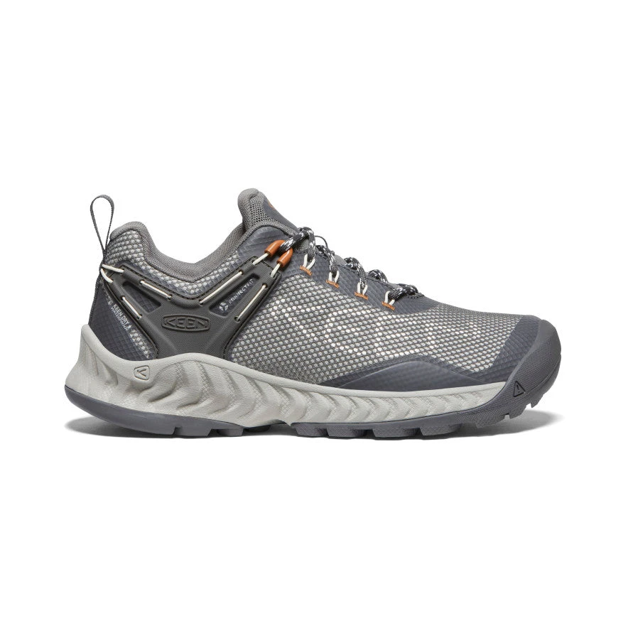Women's NXIS EVO Waterproof Shoe | Steel Grey/KEEN Maple 3 Women's NXIS EVO Waterproof Shoe | Steel Grey/KEEN Maple