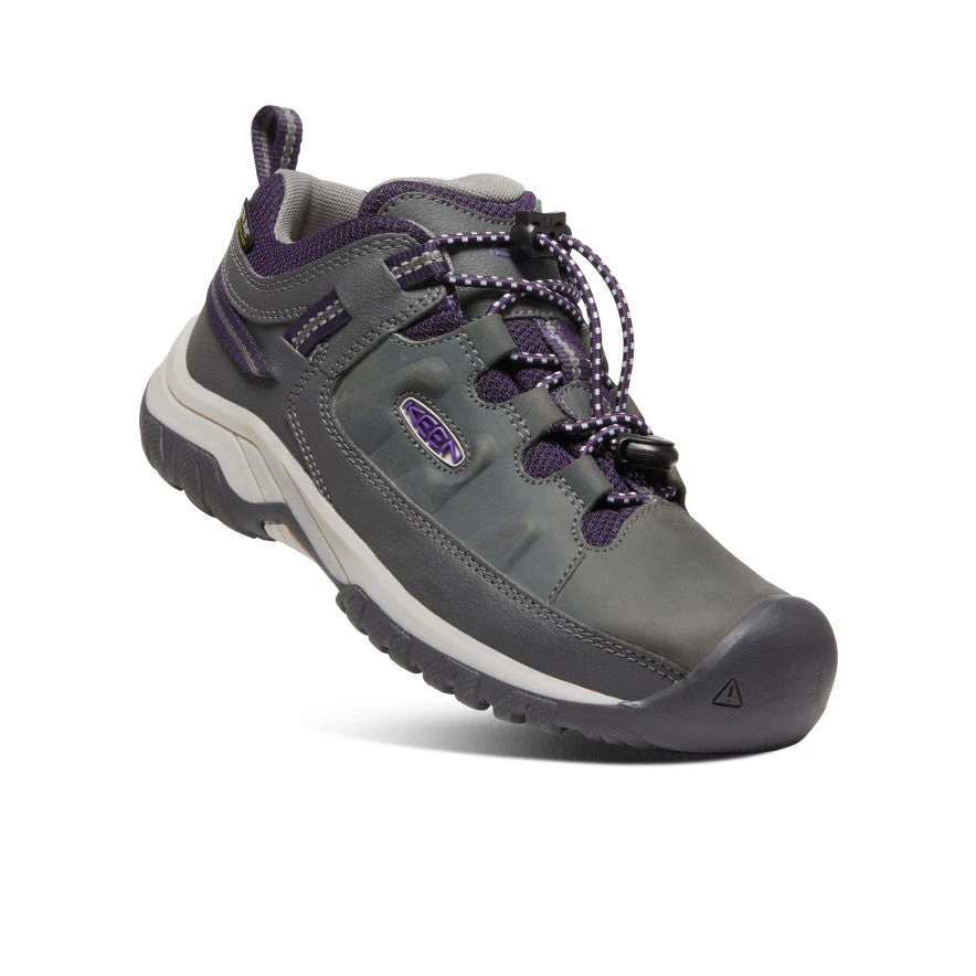 Keen Big Kids' Targhee Waterproof Shoe | Magnet/Tillandsia Purple 5 Keen Big Kids' Targhee Waterproof Shoe | Magnet/Tillandsia Purple - Image 3