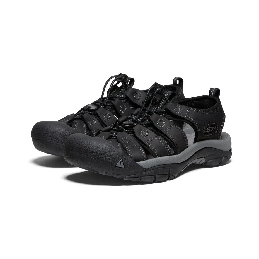 Keen Men's Newport Leather | Black/Steel Grey 4 Keen Men's Newport Leather | Black/Steel Grey - Image 2
