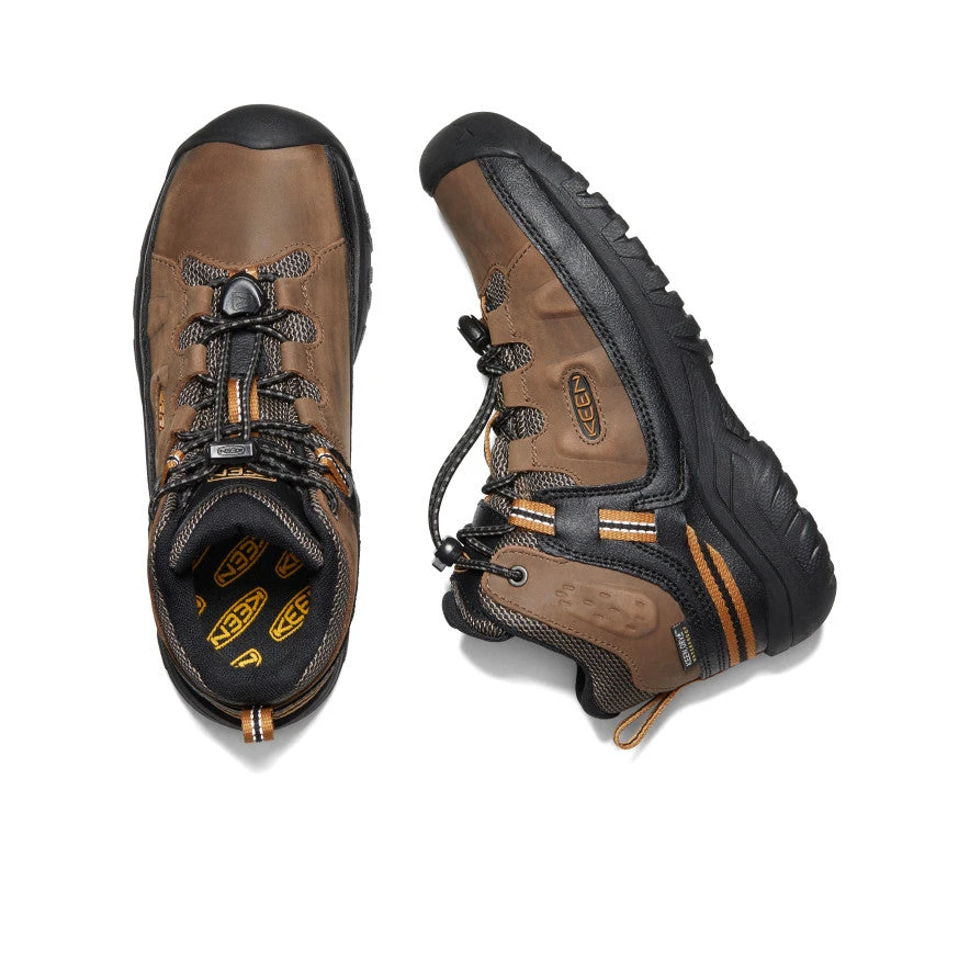 Keen Big Kids' Targhee Waterproof Boot | Dark Earth/Golden Brown 6 Keen Big Kids' Targhee Waterproof Boot | Dark Earth/Golden Brown - Image 4