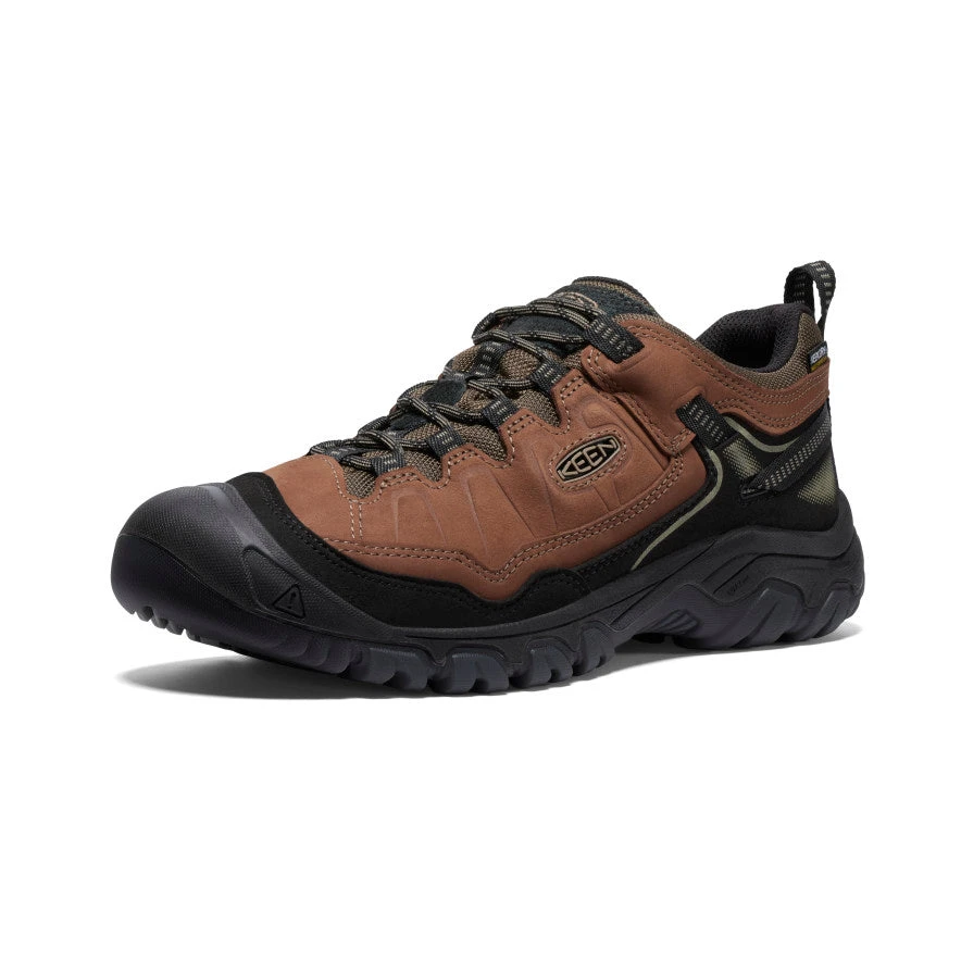 Keen Men's Targhee IV Wide Waterproof Hiking Shoe | Bison/Black 5 Keen Men's Targhee IV Wide Waterproof Hiking Shoe | Bison/Black - Image 3