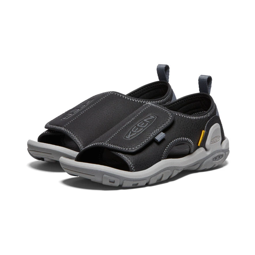Keen Big Kids' Knotch River Open-Toe | Black/Steel Grey 4 Keen Big Kids' Knotch River Open-Toe | Black/Steel Grey - Image 2