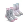 Keen Kids' Comfy Crew Socks 2-Pack | Feather Yeti Print -Fashion Boots Store e98ccd35272d986969c26bb39745d2585c77095b
