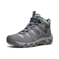 Keen Women's Headout Waterproof Hiking Boot | Steel Grey/Blue Heaven -Fashion Boots Store f19ee28ff5c3a0fa00d3ea581523413aa385035d