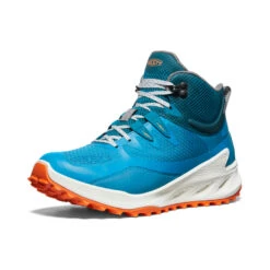 Keen Women's Zionic Waterproof Hiking Boot | Fjord Blue/Tangerine -Fashion Boots Store f6df4a67453eb7666aaacdd3ecfa56a6f6125745