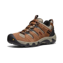 Keen Men's Headout Waterproof Hiking Shoe | Bison/Fossil Orange -Fashion Boots Store faa0ff81fcc3e4142cfc12a46f8708e48bfa9a39