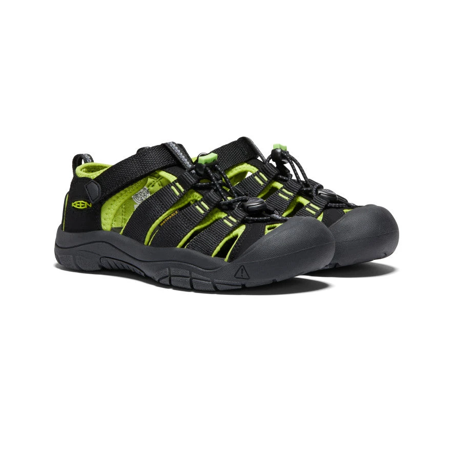 Keen Big Kids' Newport H2 | Black/Lime Green 4 Keen Big Kids' Newport H2 | Black/Lime Green - Image 2